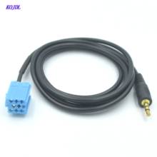 Rádio do carro aux cabo mp3 entrada adaptador de áudio aux macho 8pin conector para volkswagen audi bla-punkt passat rádio nova alta qualidade 2024 - compre barato