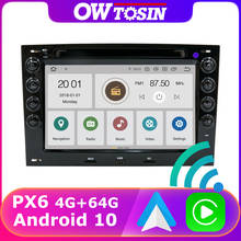 Reproductor multimedia con pantalla de 7 "y navegación GPS para Renault, autorradio estéreo con Android 10, Carplay inalámbrico, Bluetooth 2003, 4G + 64G, DAB, HDMI, WiFi, para Renault Megane 2009-5,0, PX6 2024 - compra barato