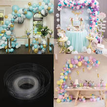 Accesorios para globos de 5M/2M, cadena de globos, pegatinas de arco, cinta de borlas para Baby Shower, suministros de decoración del banquete de boda de cumpleaños 2024 - compra barato