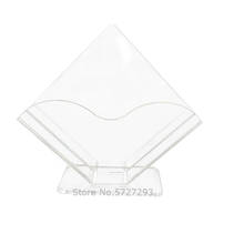 Porta-guardanapos transparente feito a mão, acrílico, para guardanapos, hotel, criativo, caixa de tecido, prateleira de armazenamento 2024 - compre barato