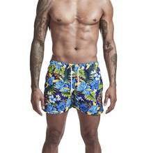 Beach shorts men quick dry sexy men beach shorts summer swimming trunks new arrival printing boards surfing short homme de plage 2024 - buy cheap