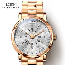 Lobinni Switzerland Luxury Automatic Watch Men's Mechanical Watch MIYOTA Movement Male Sport Watch reloj hombre Dropship 2024 - buy cheap