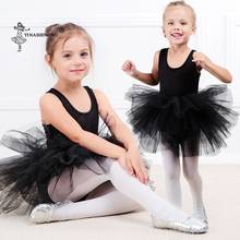 Kids Tutu Dresses for Girls Gymnastics Suit Children's Dance Clothes Exercise Clothing Ballet Dress Girls One-piece Dress 2024 - buy cheap