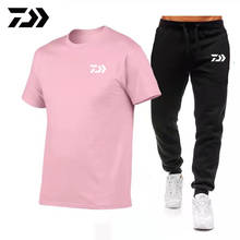 Костюм для рыбалки Daiwa, мужская летняя одежда для рыбалки, спортивная одежда из 2 предметов, уличные брюки, штаны для рыбалки, быстросохнущая Спортивная футболка для рыбалки 2024 - купить недорого
