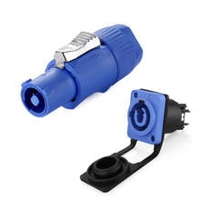 Conector impermeable YF24 M24 20A AC 500V 14-12AWG IP66, terminal de tornillo de soldadura, Audio Industrial, conectores de alimentación de 3 pines DC 2024 - compra barato