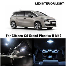 Paquete de luz LED blanca Canbus sin errores para Citroen C4 Grand Picasso II Mk2 2014-2019, lámpara de maletero, 6 uds. 2024 - compra barato