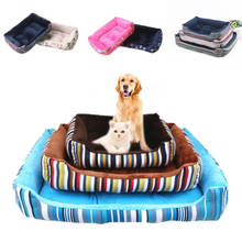 2020 baby soft large Pet Dog Bed Cat kennel Warm Cozy Dog House Soft Fleece Nest Dog Baskets Mat Autumn Winter Waterproof Kennel 2024 - buy cheap