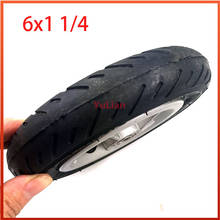 Neumático para motocicleta 6x1 1/4, rueda de inflado de Scooter de 150MM con cubo de aluminio con tubo interno, 6 pulgadas 2024 - compra barato