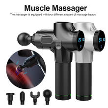 Drop Ship Electric Muscle Massager 4 Heads With Bag Therapy Fascia Massage Gun Pain Sport Muscle Relaxation Fitness Equipment 2024 - buy cheap