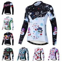 Weimostar Women Cycling Jersey Long Sleeve 2020 Road Bike Clothes Spring Autumn Motocross Female Bicycle Shirt Top Mujer Maillot 2024 - buy cheap