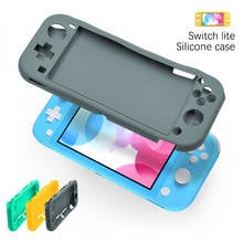 Hand Grip Silicone Protective Rubber Cover Shock-Absorption Anti-Scratch Non-Slip Case for Nintend Switch Lite Console & Joy-con 2024 - buy cheap