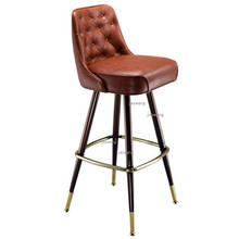 American Style Solid Wood High Feet Bar Chair Minimalist Lounge Chair  Nordic Creative Fashion Modern Home Kitchen The Bar Stool 2024 - buy cheap