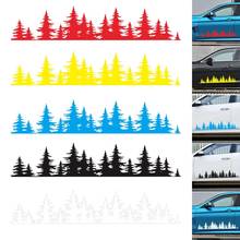 5 Colors Newest Pine Tree Forest Car Custom Vinyl Decal Window Graphic Sticker Mountain Coast High Quality Exterior Accessories 2024 - buy cheap