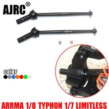 ARRMA 1/7 LIMITLESS INFRACTION 1/8 TYPHON Hardened steel front and rear CVD universal joints AR310455/310451/AR310452 2024 - buy cheap