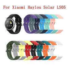 Waterproof Replacement Bracelet Strap For Haylou Solar LS05 Wristband Pure Color WristStrap For Haylou Solar LS05 Bracelet 2024 - buy cheap