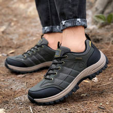 Calçados esportivos respiráveis masculinos, calçados de malha para caminhada e acampamento ao ar livre tamanho 39-46 2024 - compre barato