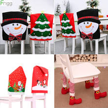 Christmas Chair Cover Merry Christmas Decoration For Home 2020 Christmas Ornament Xmas Navidad Noel Gifts Happy New Year 2021 2024 - buy cheap
