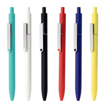KACO-Bolígrafo de Gel MIDOT de 0,5mm, bolígrafo de tinta negra, azul y roja, con Clip de Metal, material de oficina escolar Neutral, 6 colores, 10 unids/lote 2024 - compra barato