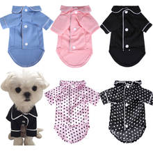 Пижама для кошек и собак, модная одежда для маленьких и средних питомцев, Йорков, чихуахуа, бульдогов 2024 - купить недорого