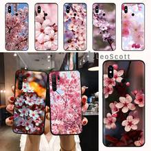 Cherry blossoms Phone Case For Xiaomi Redmi 7 8 9t a3Pro 9se k20 mi8 max3 lite 9 note 9s 10 pro 2024 - buy cheap