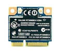 Cartão para ralink rt3090 rt3090bc4 802.11bgn metade mini pci-e wi-fi sem fio para bluetooth compatível 3.0 300mbps sps 602992-001 2024 - compre barato