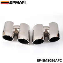 Cromo 304 aço inoxidável silenciador de escape ponta para porsche 14 panamera 4S EP-EM8096APC 2024 - compre barato