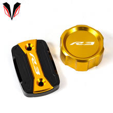 For Yamaha YZF R3 YZF-R3 2015 -2019 2020 Motorcycle Aluminum Front Rear brake Fluid Cylinder Master Reservoir Cover Cap 2024 - buy cheap