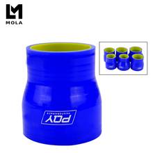 Azul e amarelo 2 "-2.5" 51mm-64mm mangueira de silicone redutor junção reta sh02025 2024 - compre barato