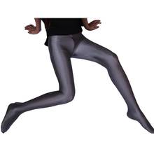Sexy Women Spandex Shiny Two Way Zipper Open Crotch Leggings Full Length Low-waist Pencil Pants Erotic Lingerie F45 2024 - buy cheap