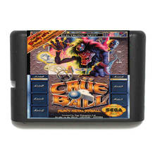 Crue Ball 16 bit MD Game Card For Sega Mega Drive For Genesis 2024 - buy cheap