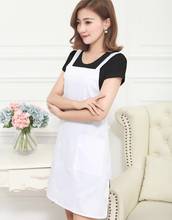Apron with Pocket for Women Men Chef Kitchen Home Restaurant Cafe Cooking Baking Gardening logo print 2024 - buy cheap