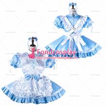 Sissy dama Vestido de satén uniforme con cerradura cosplay traje hecho a medida [G2221] 2024 - compra barato