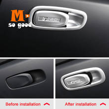 Cubierta de mango para guantera de puerta de Volvo XC60, accesorio ABS mate, pegatina de estilo para Interior de coche, 2018, 2019 2024 - compra barato