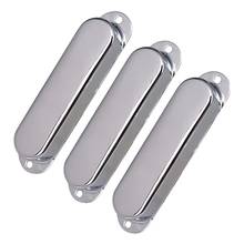 3Pcs Chrome Metal Sealed ST Strat Guitar Pickup Covers 3 Closed Single Coil Pickup Cover for Stratocaster 2024 - buy cheap
