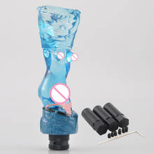 Universal Blue Crystal Clear Naked Lady Sexy Girl Goddess Gear Shift Knob Shifter For Sedan Coupe SUV Crossover Truck Hatchback 2024 - buy cheap