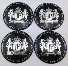 4pcs JUNCTION PRODUCE JP Wheel Center Hub Cap Badge Emblem Decal Sticker 56mm 2024 - buy cheap