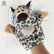 Spotted leopard hand puppet children plush toy leopard kindergarten hand puppet doll baby stuffed toy 2024 - buy cheap