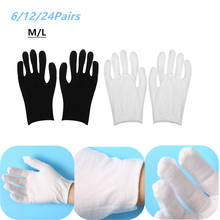 Cotton Gloves Children Kids Lightweight Thin Soft Protective Working Glove for Coin Jewelry Silver Inspection Cleaning Magician 2024 - buy cheap