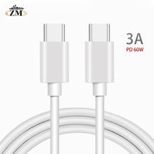 ZMonlinery usb type-C кабель для USB C кабель для huawei P20 P30 Xiaomi Мобильный телефон USB C PD провод для быстрой зарядки USB-C кабель type-C 2024 - купить недорого