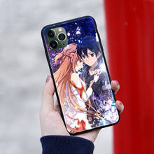 Kirito and Asuna SAO anime Phone case cover shell For iPhone 6s 7 8 Plus X XR XS 11 Pro Max Samsung S Note 8 9 10 20 Plus ultra 2024 - buy cheap