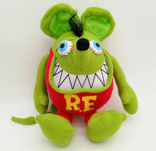 Novo 30cm verde vermelho rato fink recheado brinquedo de pelúcia grande "papai" ed roth macio presente 2024 - compre barato