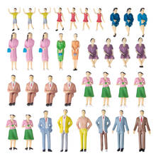 50 Lot People Figures Painted 1/30 Scale Sitting Standing People Assorted Passengers 2024 - buy cheap