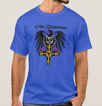 Camiseta de la medalla alemana de los caballeros teutónicos, Emperor Eagle Cross Camiseta de manga corta de algodón para hombre, camisa con cuello redondo, de verano, nueva S-3XL 2024 - compra barato