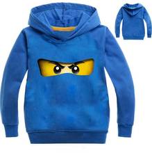 2019 Boys Sweatshirts Legoes Long Sleeved T-Shirts Baby Ninjago Girls Hoodies Children Spring Autumn Clothes Toddler Outerwear 2024 - buy cheap