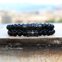 Natural stone bracelet set beaded bracelets for women pulseras men mens beads accesorios braclet hombre bracciali uomo bracelete 2024 - buy cheap
