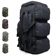 90L Camouflage Outdoor Mountain Hiking Backpacks Big Capacity Tactical Backpack Rucksack Waterproof Camping Tent Travel Backpack 2024 - buy cheap