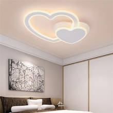 Led lâmpada do teto moderno quarto rotativo lâmpada coração para coração criativo lâmpada das crianças adorável coração-em forma de lâmpadas do quarto 2024 - compre barato