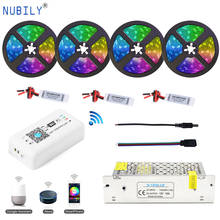 RGB LED Strip WIFI Controller Full Kit 10M 20M 30M Flexible Ribbon Tape Connected In Line Alexa Google Voice Music Control 2024 - buy cheap