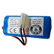 14.8 v 2800mah li-ion bateria para ecovacs aspirador cen540 cen546 cen550 cr130 cen663 v780 2.8ah frete grátis 2024 - compre barato