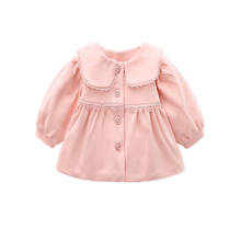 Baby Girls Sweater Cardigans Spring Toddler Newborn Lantern Sleeve Kids Jackets Children Coat 0-3Y 2024 - buy cheap